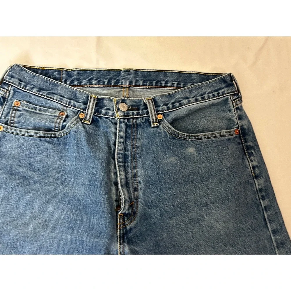 Levi's 505 Men's Jeans 36x29 Straight Leg Blue Denim Classic Fit USA